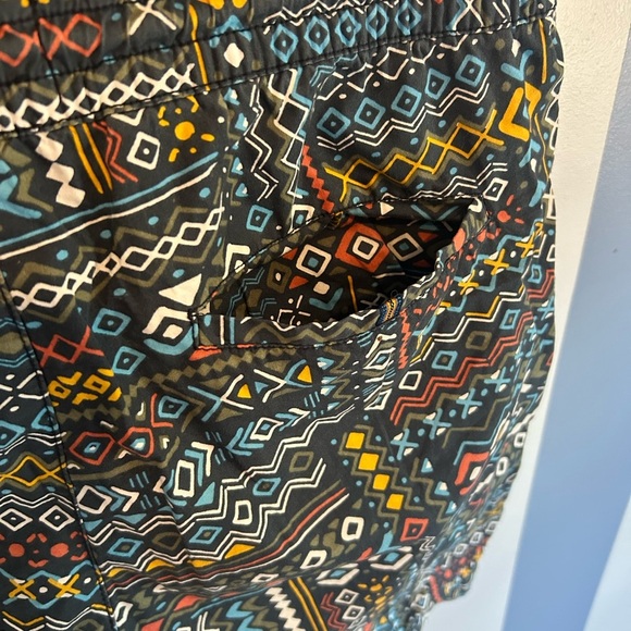 Cactus Man Ricky Singh Abstract Stretch Drawstring Shorts Men’s Size Large - Picture 7 of 7